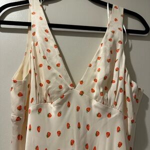 Zara strawberry dress